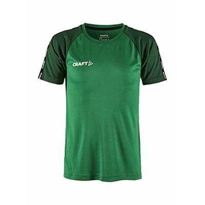Craft 1912727 Squad 2.0 Contrast Jersey Jr - Team Green/Ivy - 110/116