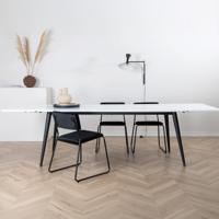Nohr Uitschuifbare Eettafel 'Niema' HPL, 195/285 x 90cm - thumbnail