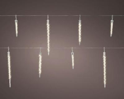 LED ijspegelverlichting l250 cm 76l warm wit Decoris - Decoris LED ijspegelverlichting l250 cm 76l warm wit Decoris - Decoris