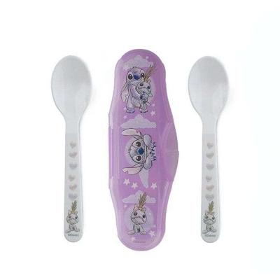 LILO & STITCH SET VAN 2 LEPELS MET DRAAGTAS