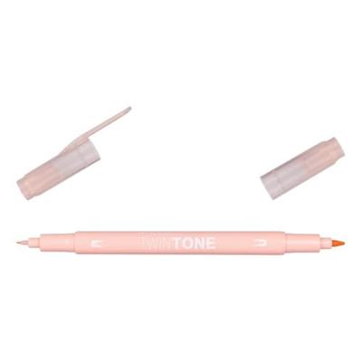 Tombow • twintone dual-tip brushpen coral pink