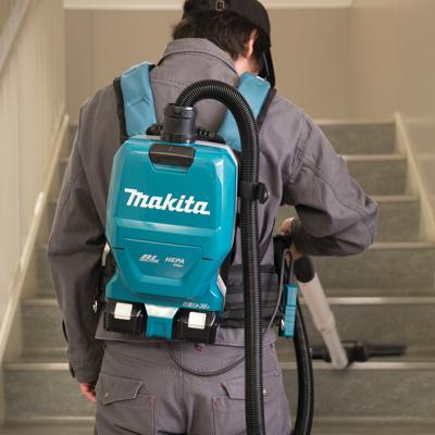 Makita Makita DVC261ZX15 - Staubsauger - Rucksack DVC261ZX15 Accu-rugstofzuiger 18 V Zonder accu Makita Makita DVC261ZX15 - Staubsauger - Rucksack DVC261ZX15 Accu-rugstofzuiger 18 V Zonder accu