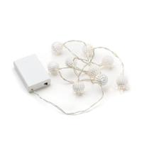 Konstsmide 3157-553 Motief lichtketting Binnen werkt op batterijen Aantal lampen 10 Warmwit Verlichte lengte: 0.9 m - thumbnail