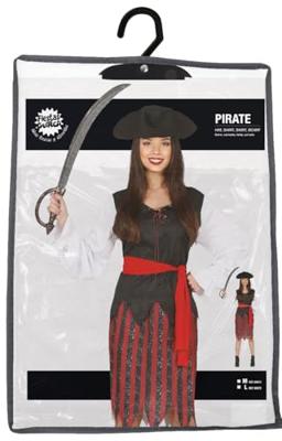 Piraten Bandiet Kostuum Vrouw