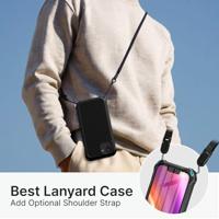 Catalyst Crux Hoesje Compatibel met MagSafe iPhone 14 / 16e Stealth Black - thumbnail