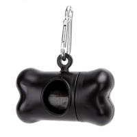 Nobleza Dispenser inclusief poepzakjes - Zwart - thumbnail