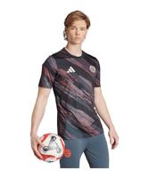 adidas Bayern München Pre-Match Trainingsshirt 2025-2026 Zwart Oranje Rood - thumbnail