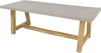Tuintafel Judy met betonlook blad 250x100x77 cm Tuintafel Judy met betonlook blad 250x100x77 cm