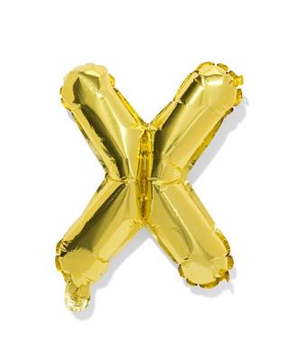 HEMA Folieballon letter X 30cm goud (goud)