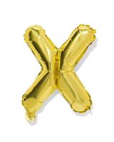HEMA Folieballon letter X 30cm goud (goud) - thumbnail
