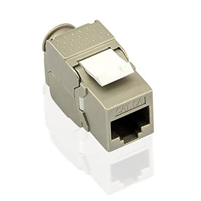 VALUE Cat.6A (klasse EA) Keystone, RJ-45, afgeschermd, zonder gereedschap, SLIM