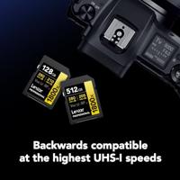 Lexar Professional SDXC 256GB BL 1800X UHS-II V60 Gold - thumbnail