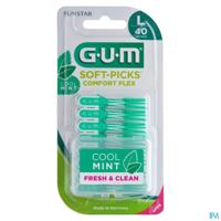 GUM Soft Picks Comfort Flex Cool Mint Large - thumbnail
