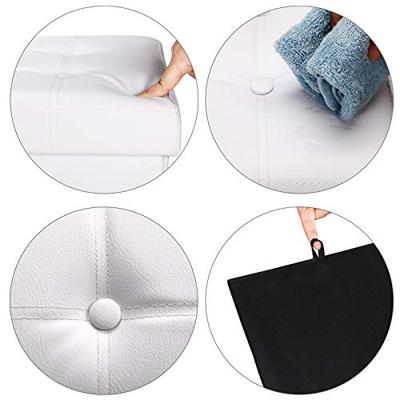 Monzana Zitbank - 80cm - met - opbergruimte - in - Wit