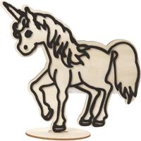 Creativ Company Figuur om te decoreren, unicorn, h: 19 cm, 1 stuk - thumbnail