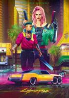 Cyberpunk 2077 Puzzle Kitsch Style (1000 pieces) - thumbnail