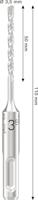 Bosch Accessoires PRO SDS plus-5X Hamerboor | 3,5 x 50 x 110 mm - 2608707228 - thumbnail