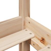 Bedframe met hoofdbord massief grenenhout 180x200 cm - thumbnail