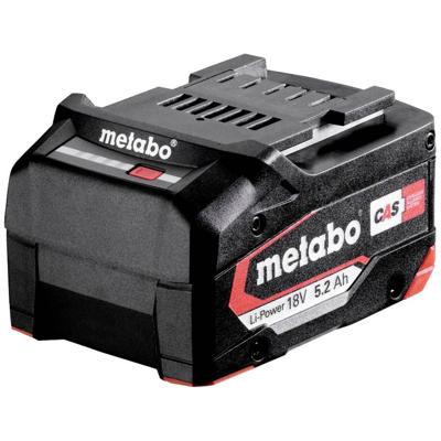 Metabo 625028000 Li-Power Akkupack 18 V - 5,2 Ah AIR COOLED Gereedschapsaccu 18 V 5.2 Ah Li-ion