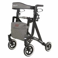 Lichtgewicht rollator Saturn (7,3 kg) | Mat-zwart | Incl. Stokhouder, Fleshouder, Rugband en tas | PR30266-BK | Able2 - thumbnail