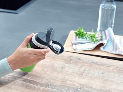 Leifheit 03249 reisdrinkbeker 350 ml Zwart, Groen Roestvrijstaal