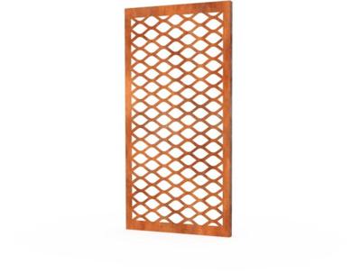 Gerofence Cortenstaal Corten Comb Schutting 100 x 0,5 x 180 cm Geroba - Geroba