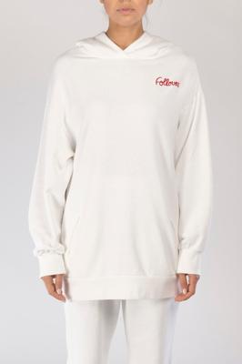 Follovers Dames Truien in Katoen (Wit) Follovers Dames Truien in Katoen (Wit)