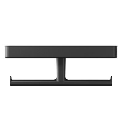 Toiletrolhouder Tiger Carv met Planchet Zwart Toiletrolhouder Tiger Carv met Planchet Zwart