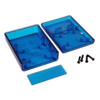 Hammond Electronics 1593PTBU Handbehuizing 92 x 66 x 28 ABS Blauw (transparant) 1 stuk(s) - thumbnail