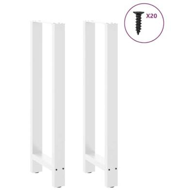 Bartafelpoten 2 st 40x(110-111) cm staal wit