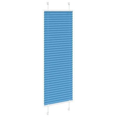 Pliss rolgordijn 50x150 cm stofbreedte 49,4 cm polyester blauw