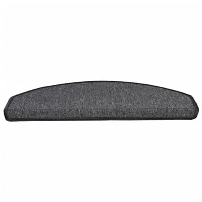 VidaXL Trapmatten 15 st 65x24x4 cm antraciet halfrond groot VidaXL Trapmatten 15 st 65x24x4 cm antraciet halfrond groot