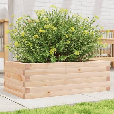 VidaXL Plantenbak 70x40x23 cm massief grenenhout
