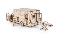 Eco Wood 3D Houten Ambulance DIY Mechanical Modelbouw - thumbnail