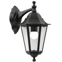 Nordlux Wandlamp Cardiff Down E27 zwart IP44 - 4800924 - thumbnail