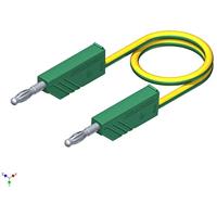 SKS Hirschmann CO MLN 200/2,5 Meetsnoer Banaanstekker 4 mm Banaanstekker 4 mm 2.00 m Geel, Groen 1 stuk(s) - thumbnail
