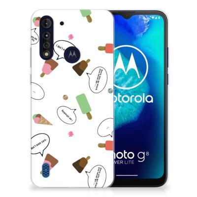 Motorola Moto G8 Power Lite | Siliconen Case | IJsjes Motorola Moto G8 Power Lite | Siliconen Case | IJsjes