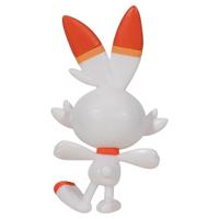 Pokemon Figure - Scorbunny + Premier Ball (Clip 'n' Go) - thumbnail