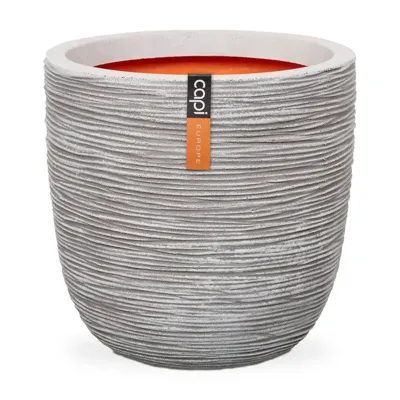Capi Jardiniere Nature Rib 35 x 34 cm Ivoor KOFI932