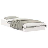 Bedframe Wit 100 x 220 cm Massief grenenhout - thumbnail
