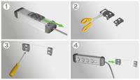Brennenstuhl 1391010601 Overspanningsveilige stekkerdoos Zilver-zwart Randaarde stekker 1 stuk(s) - thumbnail