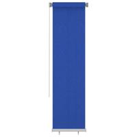 VidaXL Rolgordijn voor buiten 65(b)x230(h) cm hdpe blauw - thumbnail