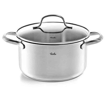 Fissler San Francisco Kookpan + Glazen Deksel 24 cm RVS