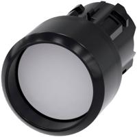 Siemens 3SU10000CB600AA0 3SU1000-0CB60-0AA0 Druktoets Kunststof frontring, Rond Knop Zwart, Wit 1 stuk(s) - thumbnail