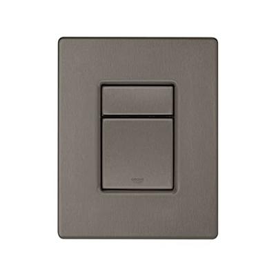 Bedieningsplaat GROHE Skate Cosmopolitan DualFlush Hard Graphite Geborsteld