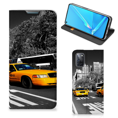 OPPO A52 | A72 | Book Cover | New York Taxi