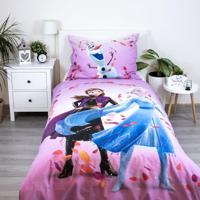Disney Frozen Dekbedovertrek Magisch- 140 x 200 cm - Katoen - 50x 70cm - thumbnail