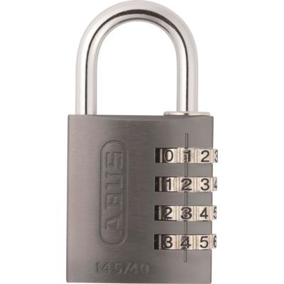 Abus cijfer hangslot 145/40 titanium grijs - 7cm
