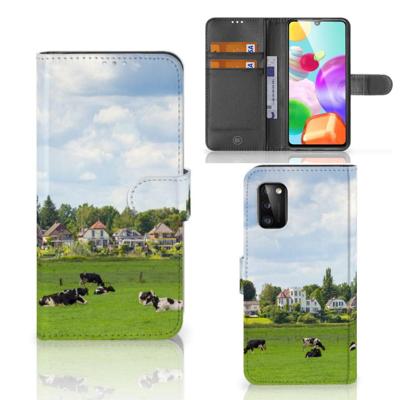 Samsung Galaxy A41 | Telefoonhoesje | Met pasjeshouder | Koeien