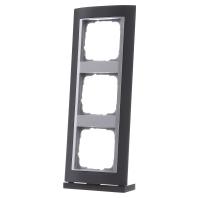 Gira Event Antraciet / Aluminium 3-voudig - thumbnail